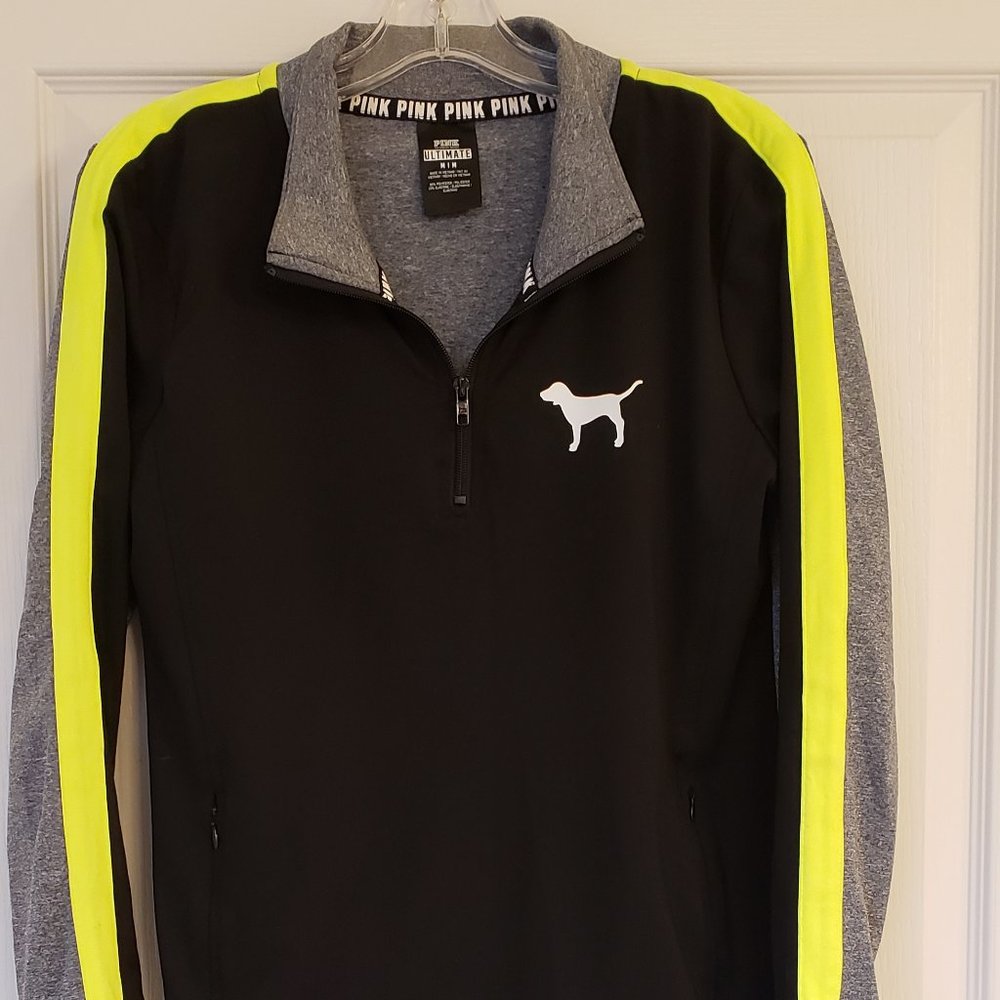 PINK VS Half Zip Pullover Track Jacket
